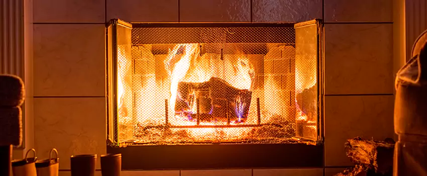 Mendota Hearth Landscape Fireplace Installation in Avon, Ohio