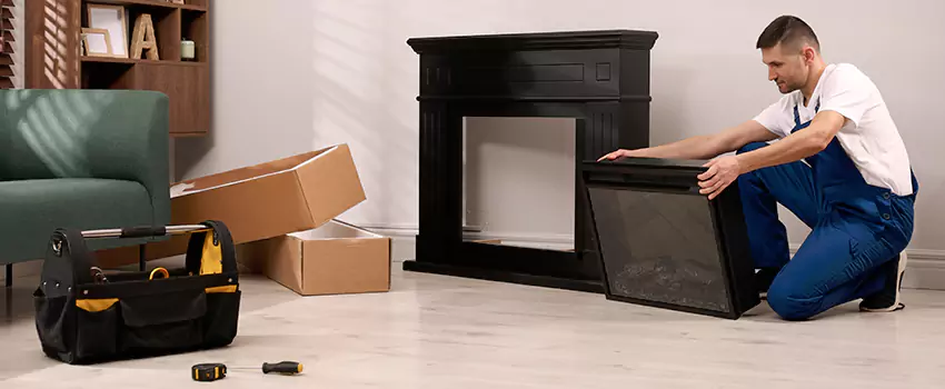 Old Rusted Metal Fireplace Repair And Replacement in Avon, OH